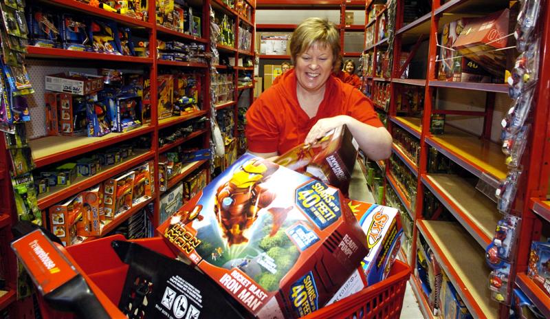 The warehouse shop toys