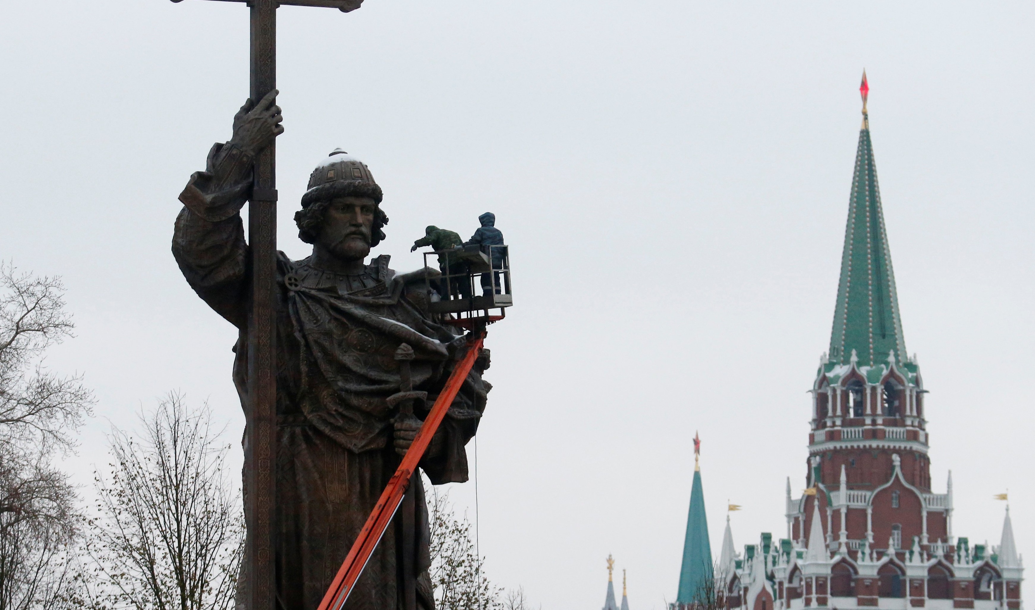 Памятник Князю Владимиру В Москве Фото