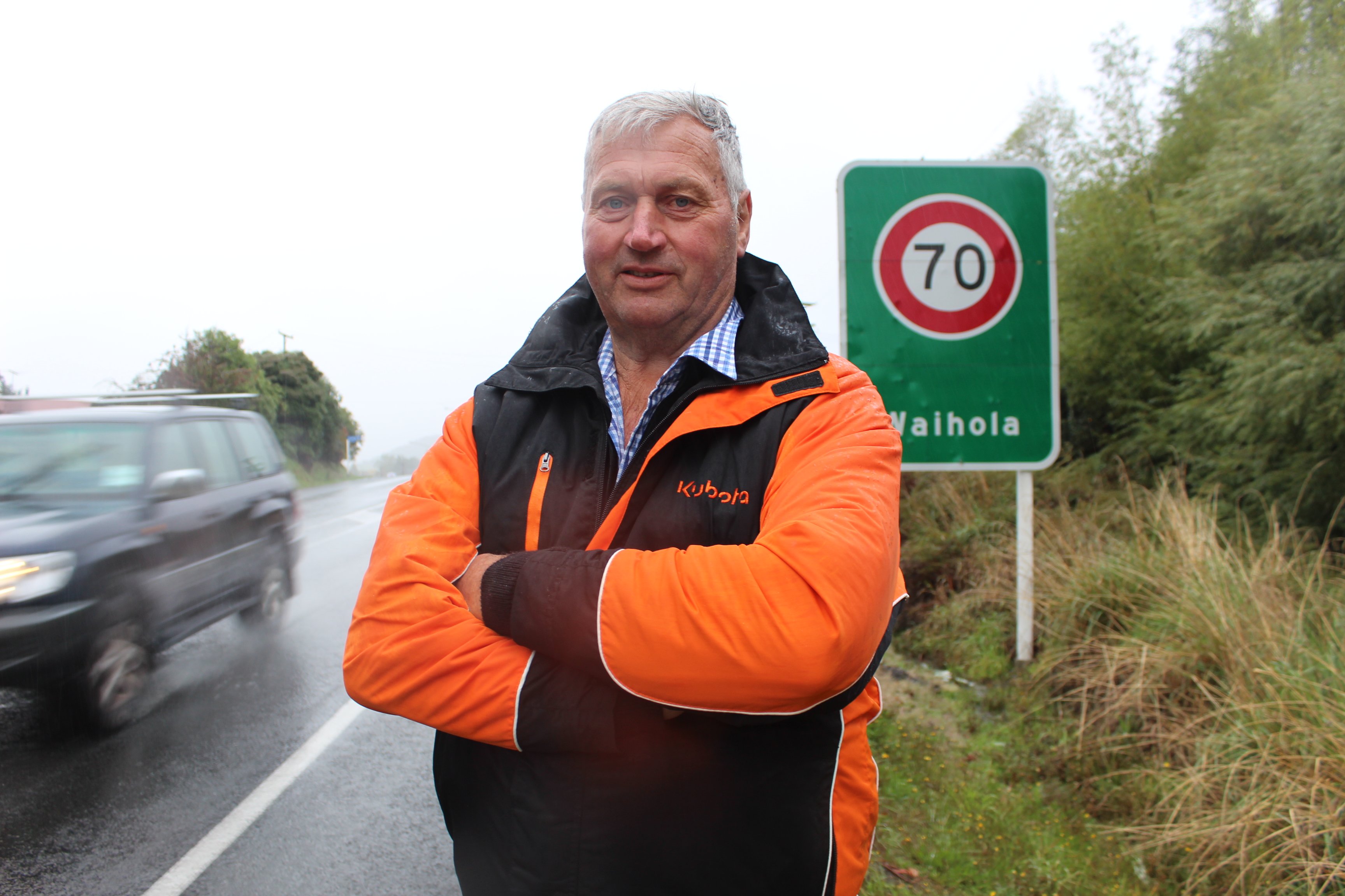 Waihola Looking Forward group chairman Stu Michelle is glad the NZTA will be looking at reducing...