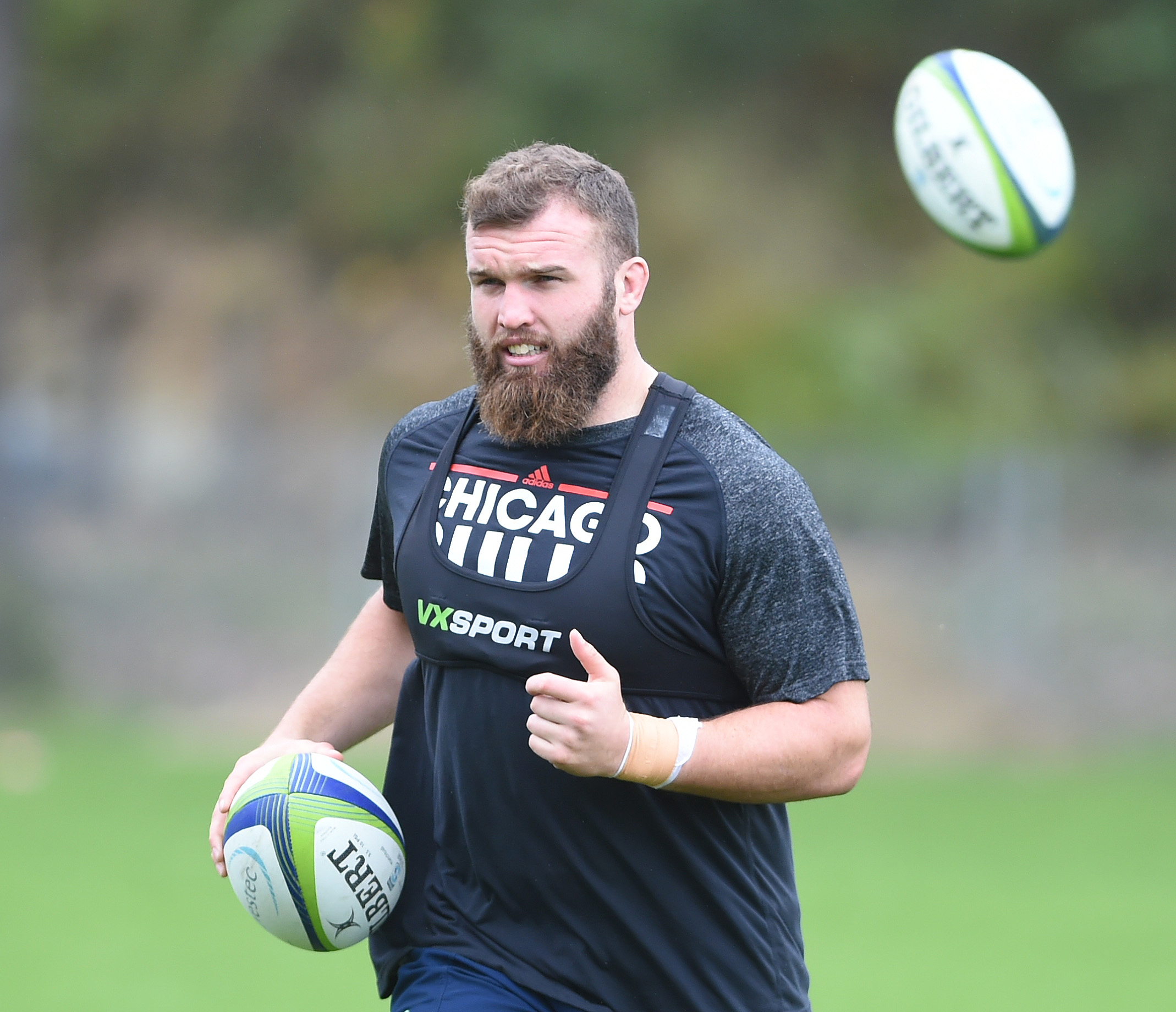 Highlanders hooker Liam Coltman at training at Logan Park yesterday.PHOTO: GREGOR RICHARDSON
