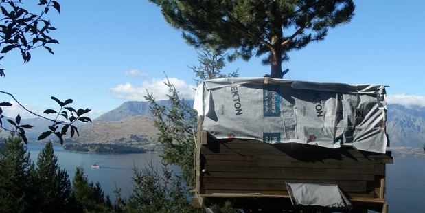Carpenter "Andy" thought the landowner wouldn't mind if he built a tree hut on private property....