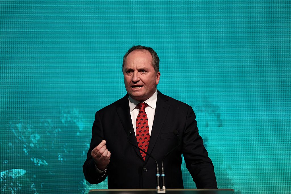 National Party Leader Barnaby Joyce. Photo: Getty