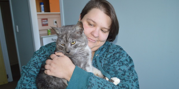 Tyke has been reunited with Chantelle Scott. Photo: Greymouth Star