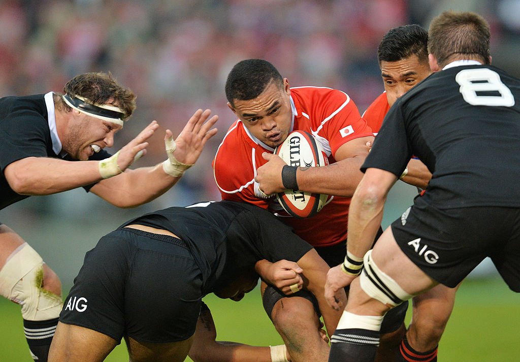 The All Blacks and Japan last met in a test in Tokyo in 2013. Photo Getty