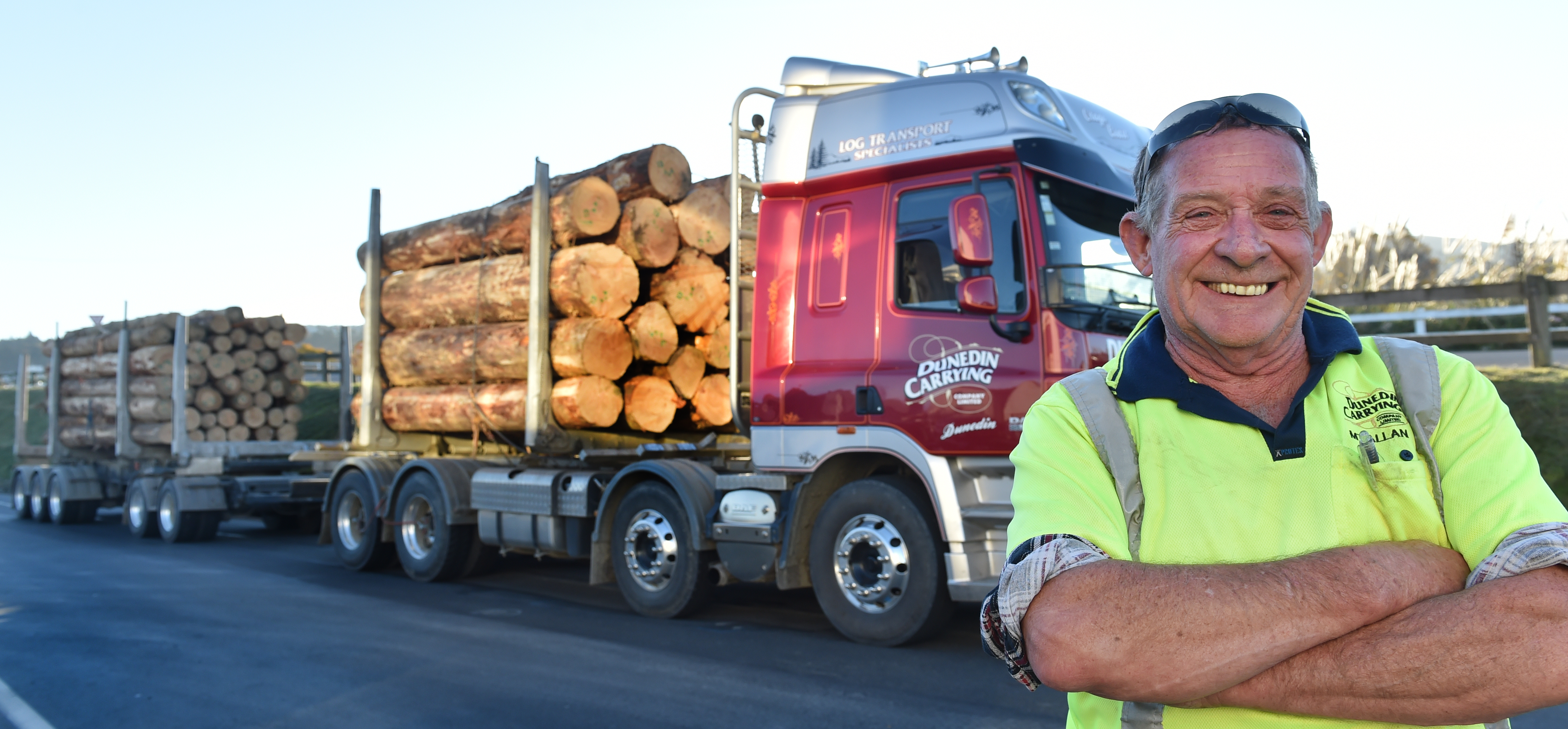 Marty Callender is still on the road after driving trucks for 50 years. Photo: Peter McIntosh.