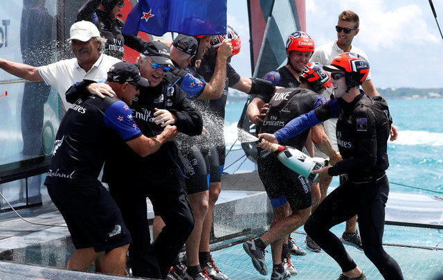 Over 100,000 people are set to welcome the victorious Team NZ. Photo: Reuters