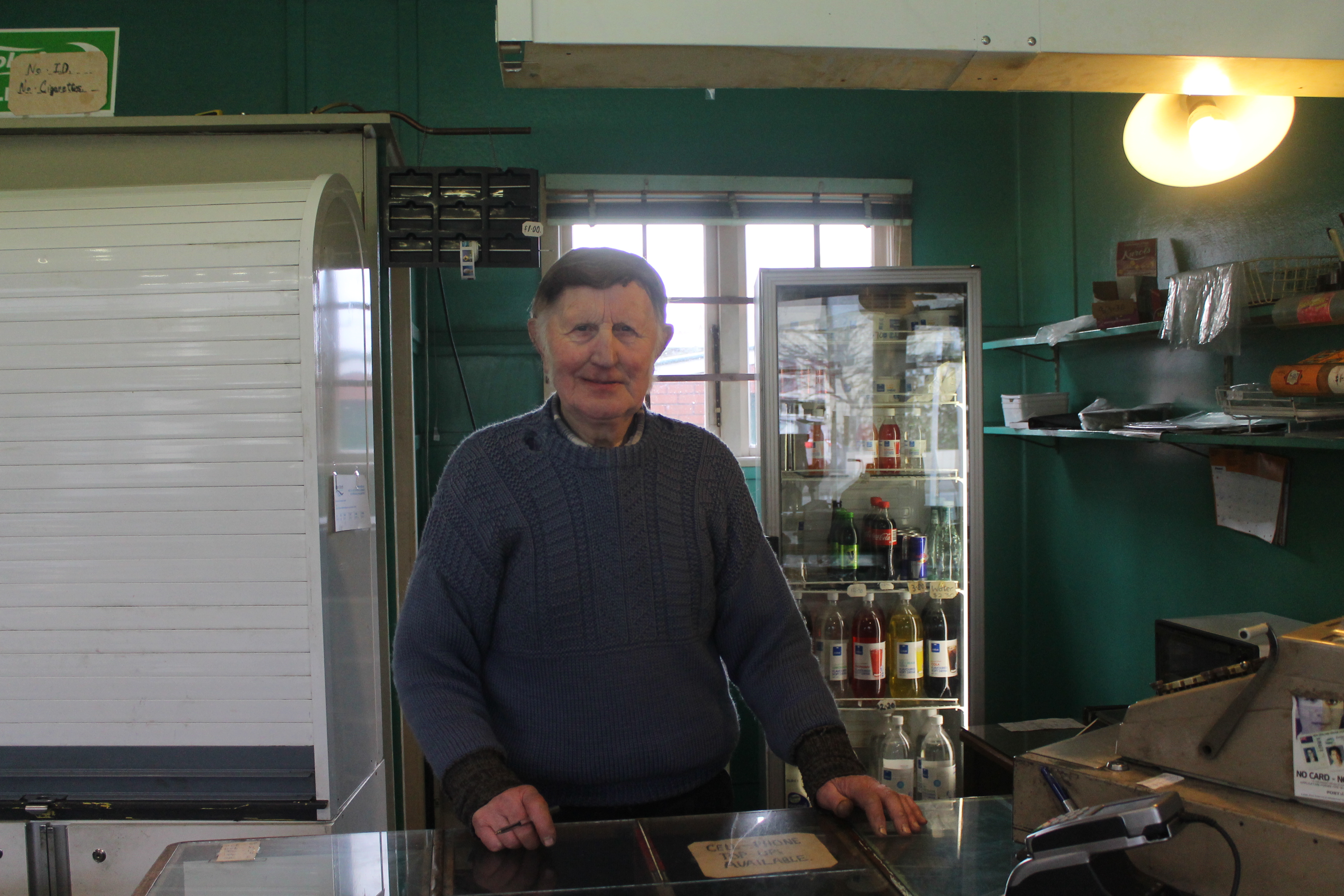 Sunbeam Milk Bar owner Edward (Ted) Cooney was behind the counter when confronted by two males...