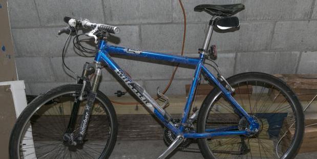 Bike belonging to Michael McGrath. Photo: NZ Police