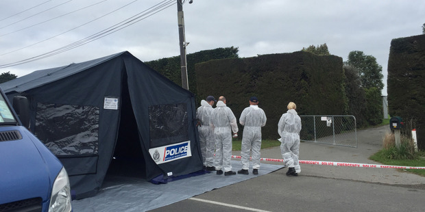 Police looked into the disappearance of Christchurch man Michael McGrath at a property. Photo:...