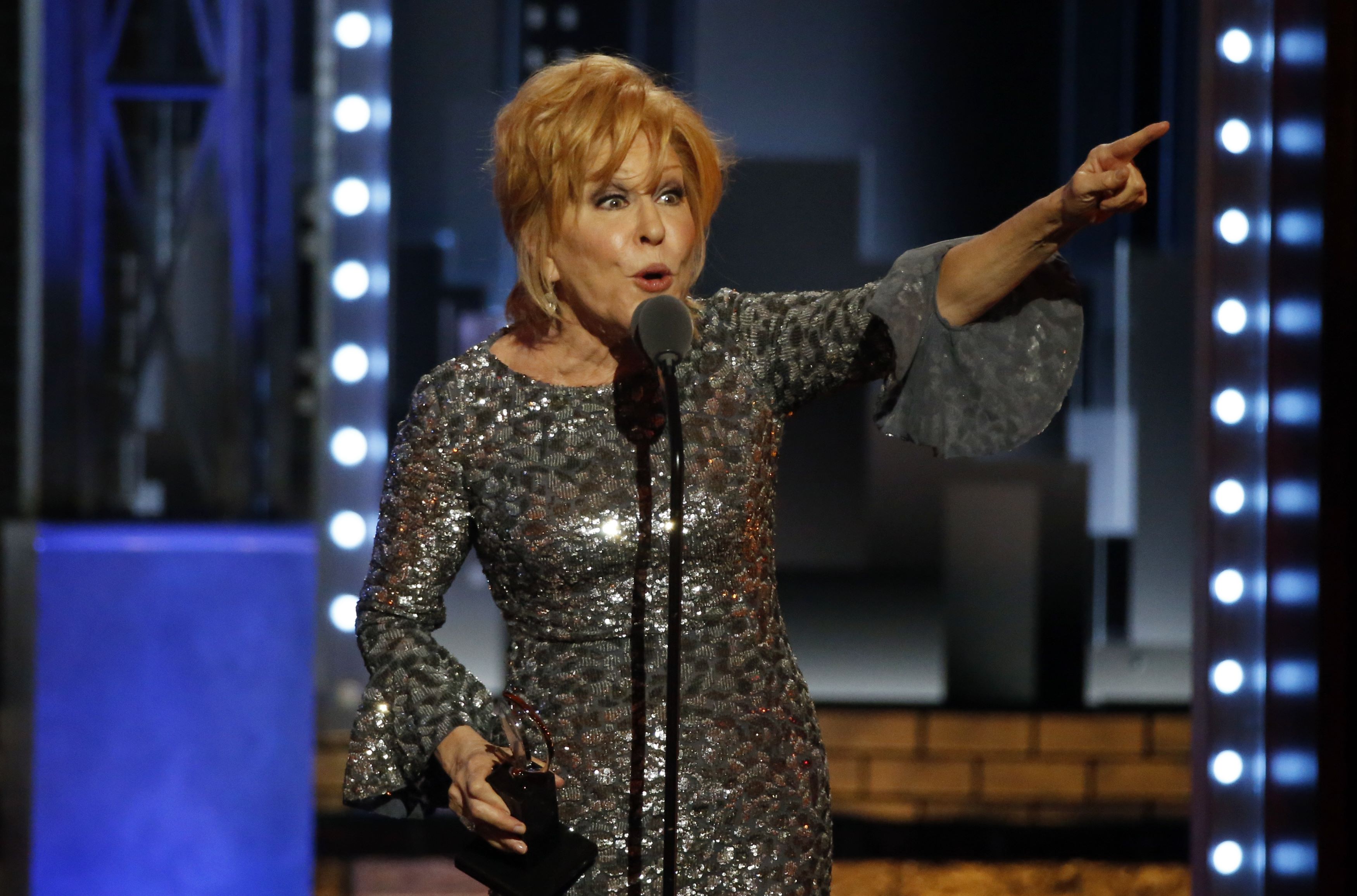 Bette Midler won Best Leading Actress in a Musical for 'Hello, Dolly!'. Photo: Reuters