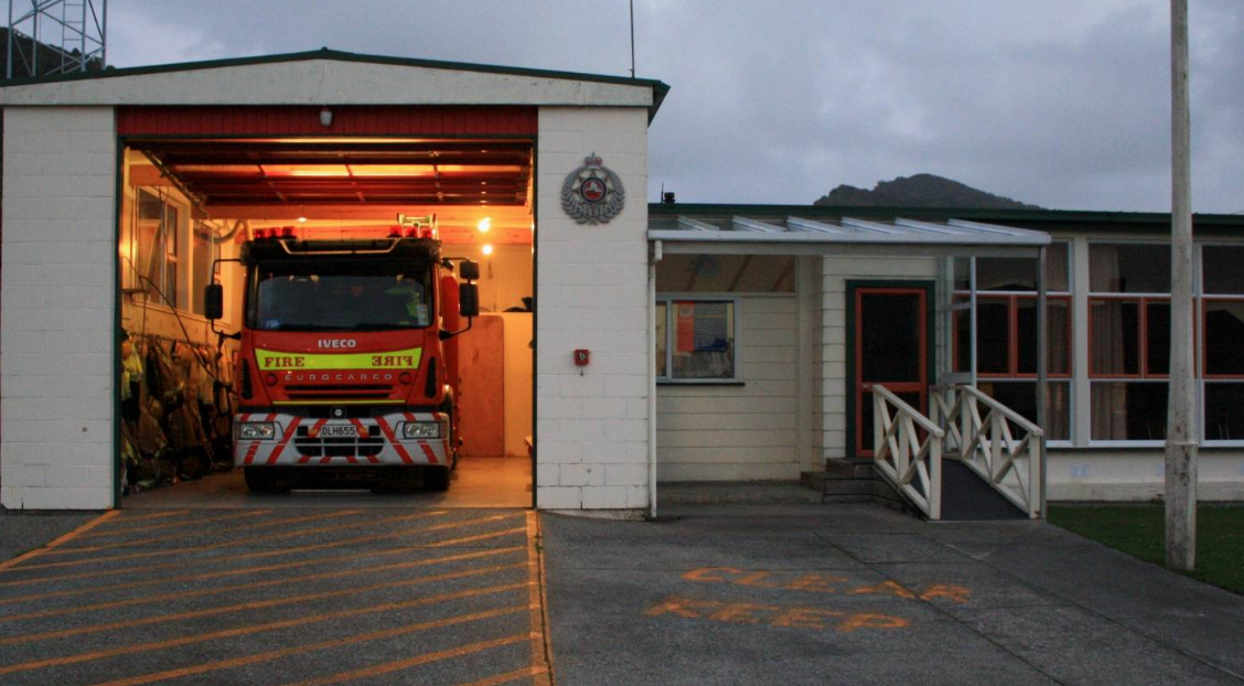 Children pulled the fire alarm at the Cobden firestation. Photo: supplied/Kirk Gillam