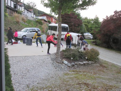 Tourists at Moss Lane in Queenstown.