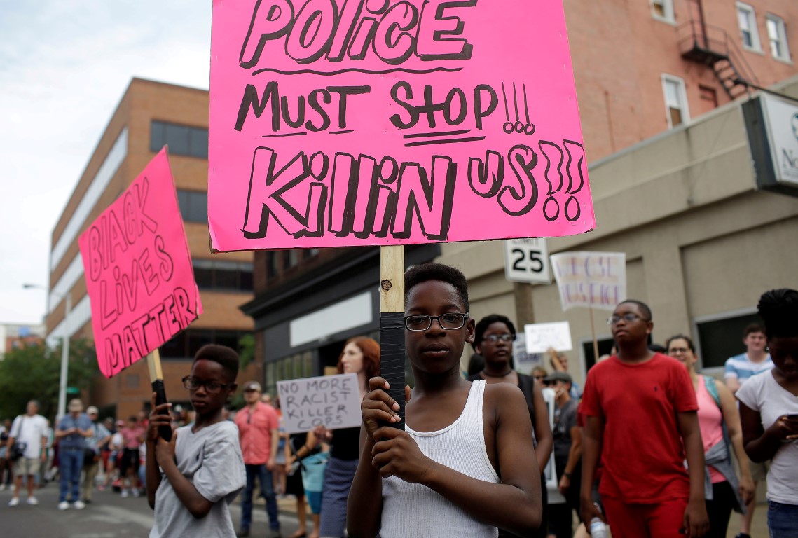 Marches are continuing in St. Louis after a not guilty verdict in the murder trial of a former...