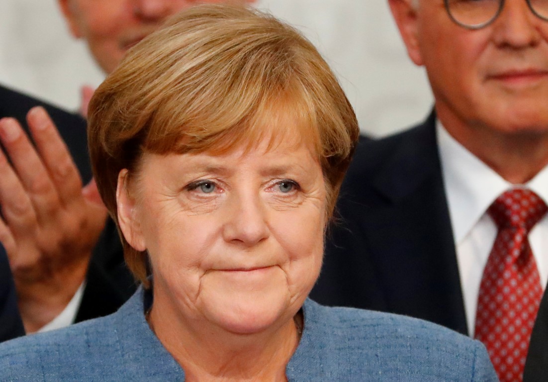 Angela Merkel. Photo Reuters 
