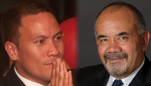 Waiariki electorate candidates Labour's Tamati Coffey and The Maori Party's Te Ururoa Flavell.