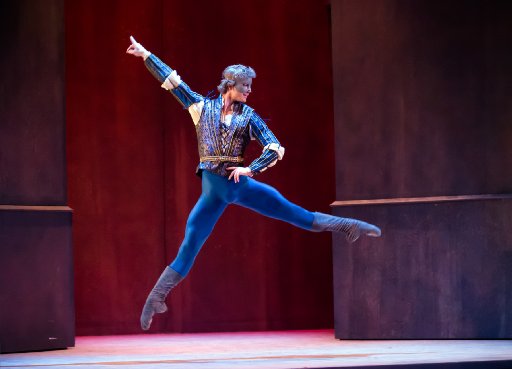 Joseph Skelton (Romeo) doesn’t let a little metal in his leg slow him down. PHOTO: STEPHEN A’COURT