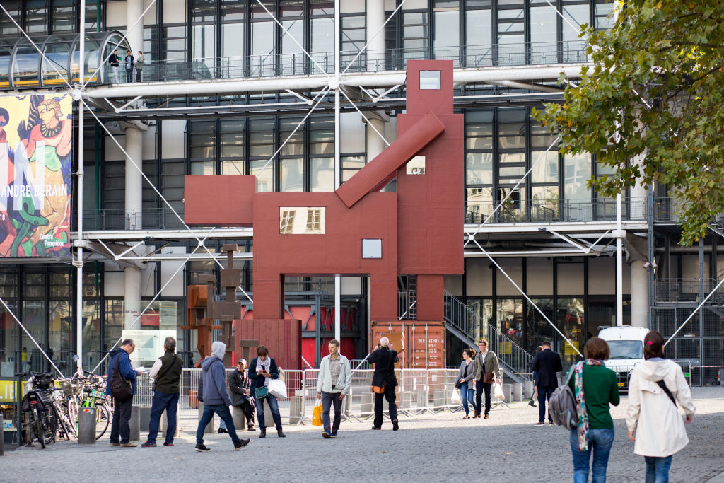 Joep van Lieshout's ''Domestikator'' on display at the Georges Pompidou Centre. Photo Getty
