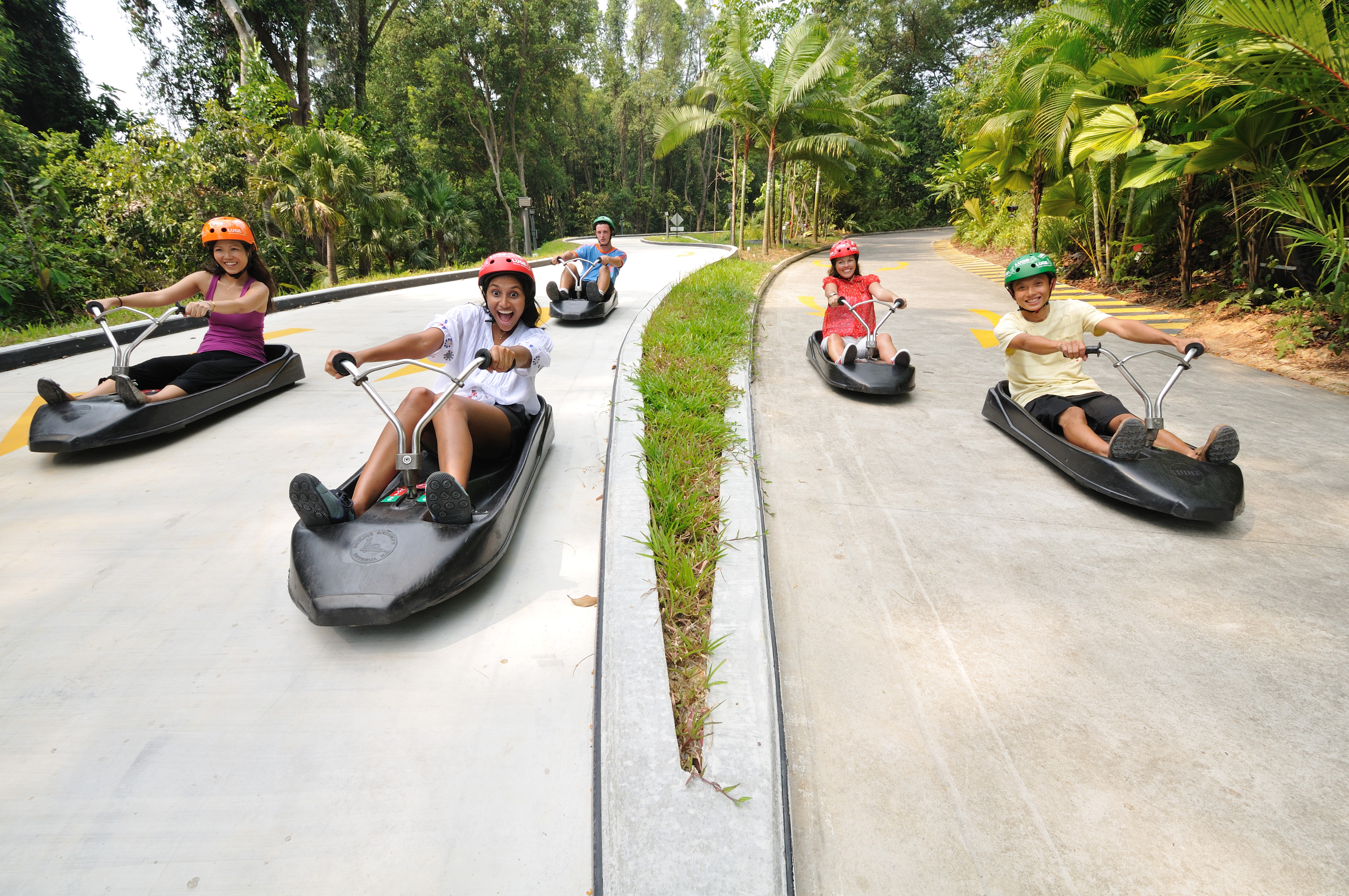 Skyline Enterprise’s luge at Sentosa in Singapore   provides 1.2million luge rides every year....