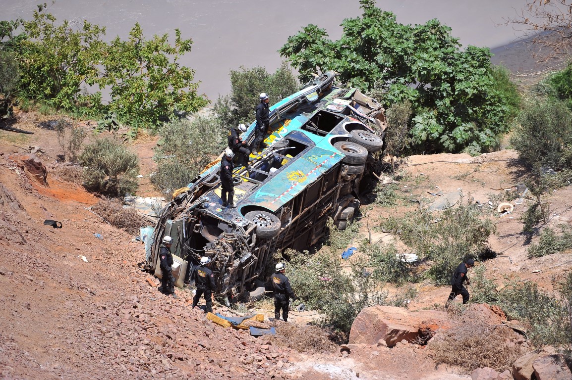Peru bus crash kills at least 35