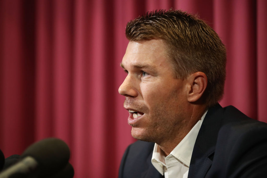 David Warner. Photo Getty 