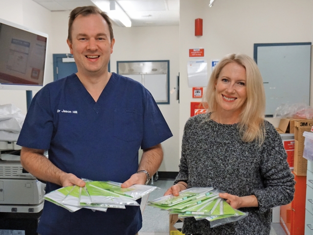 Dr Jason Hill, clinical lead and Emma Bell, Programme Manager for the Southern DHB National Bowel...