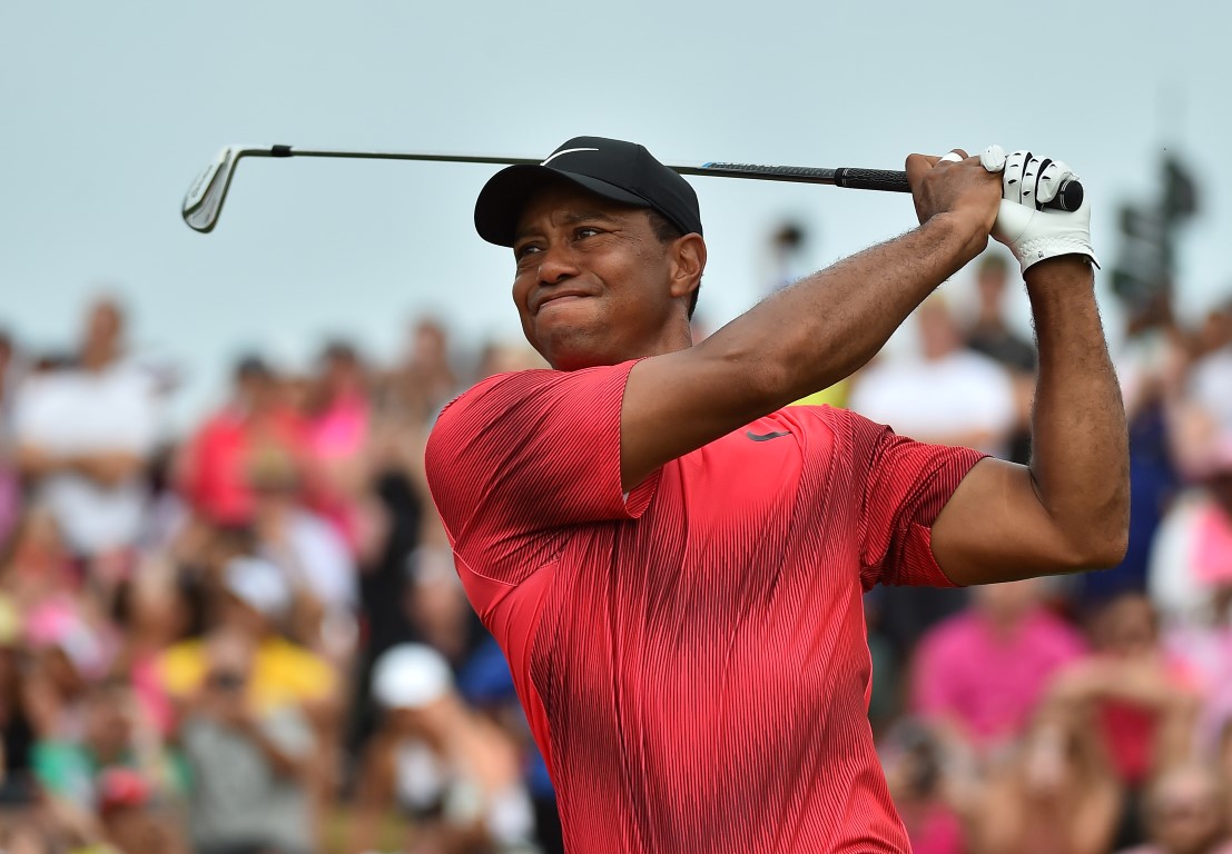 Tiger Woods in action during the recent Players Championship. Photo: Jasen Vinlove-USA TODAY Sports
