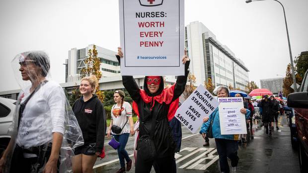 The vote is a response to a third pay offer from DHBs. Photo: NZ Herald 