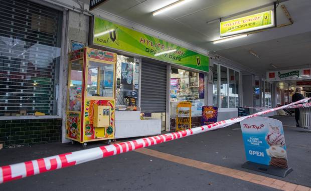 The Hylite Dairy in Grey Lynn this morning. Photo: NZ Herald

