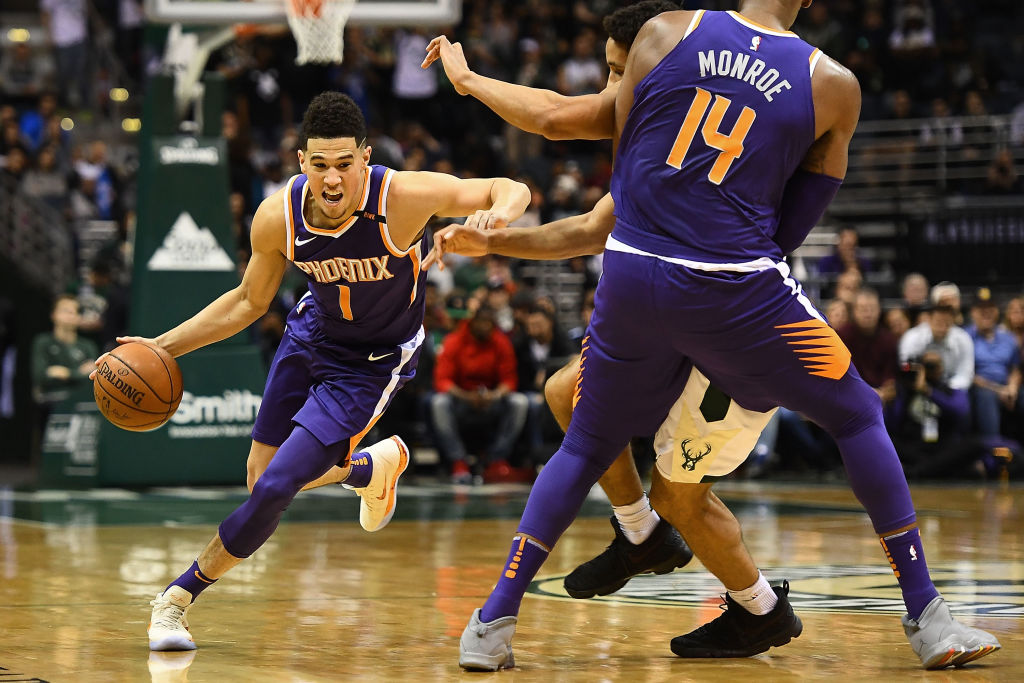 The Breakers may find themselves facing rising star Devin Booker (with ball) when they take on...