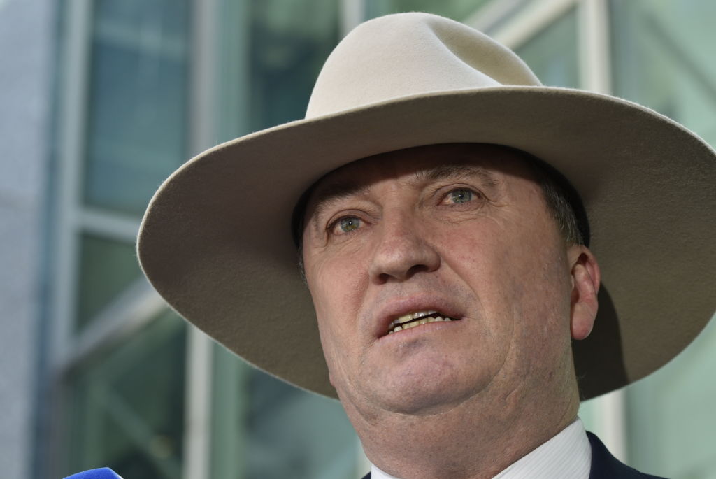 Barnaby Joyce. Photo: Getty