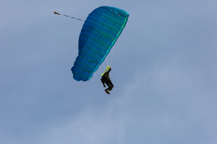 Skydiving incidents were among the near-misses recorded by the Civil Aviation Authority. Photo:...