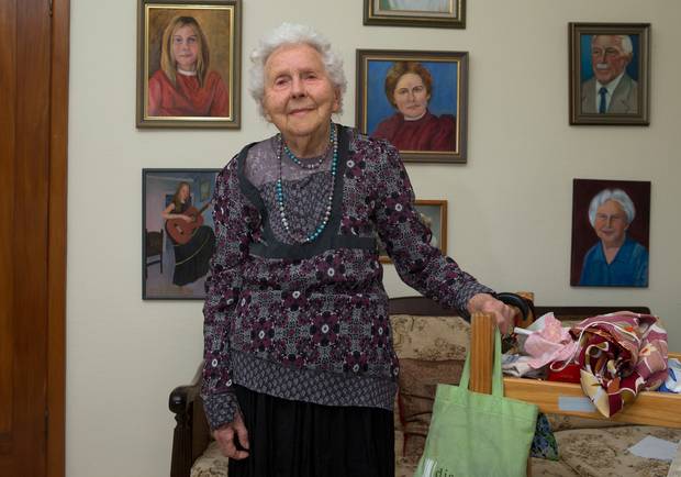 Madeline Anderson on the day before her 109th birthday. Photo: NZME