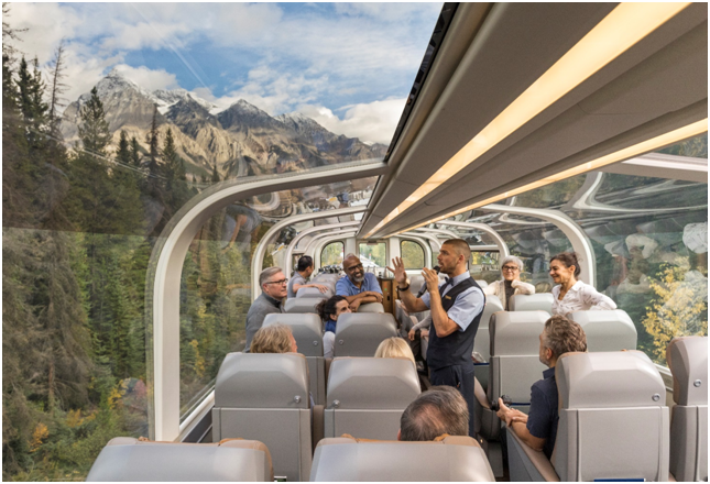 Rocky Mountaineer - Gold Leaf carriage