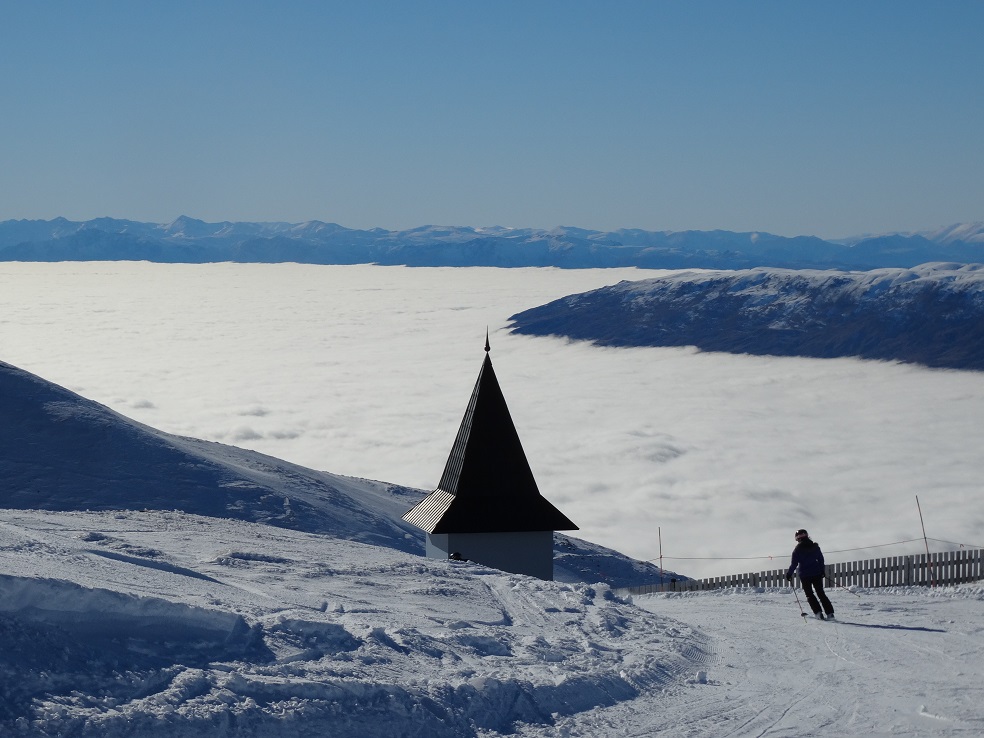 For many locals, Cardrona's early opening was a good excuse to get above the inversion layer that...