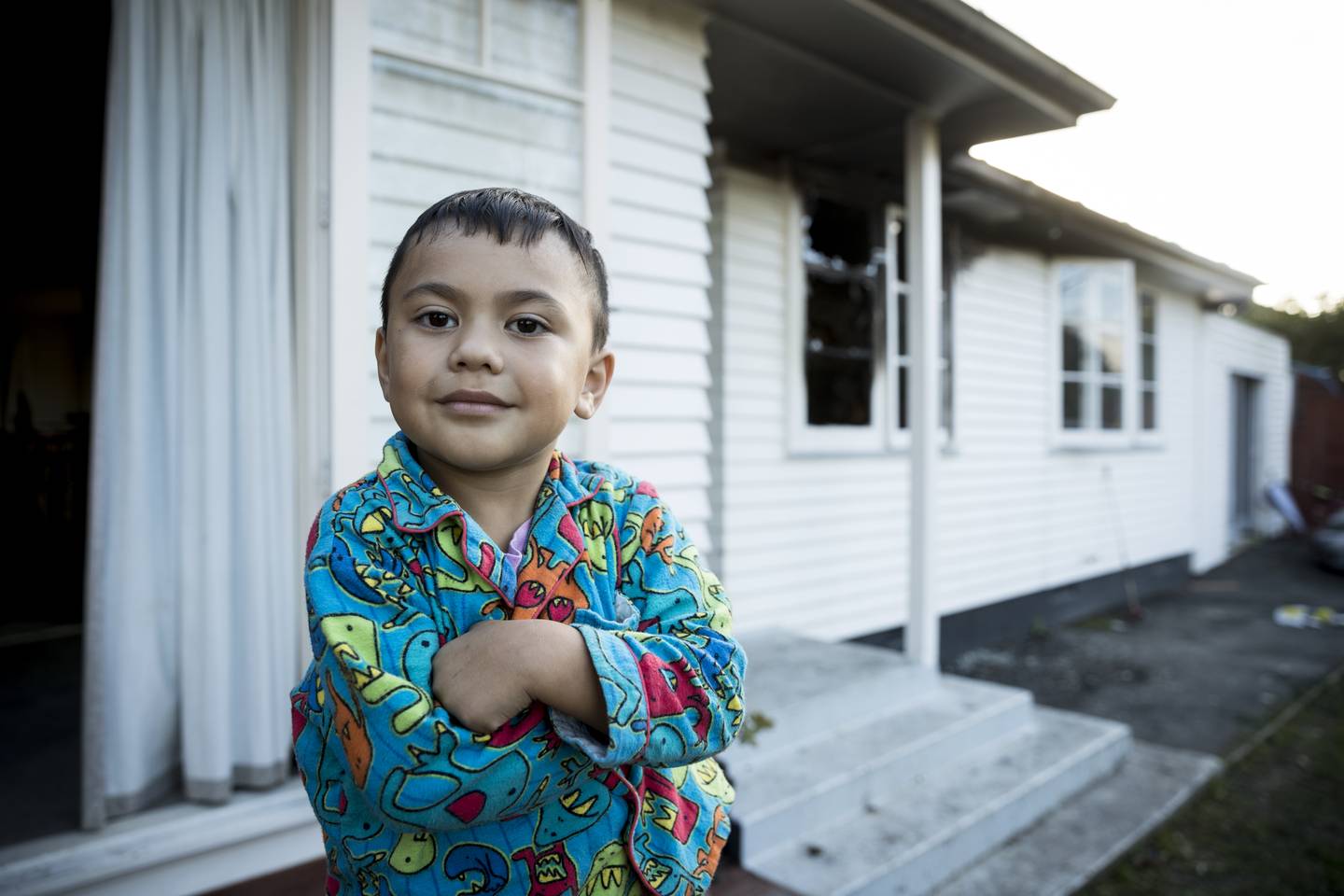 Quick-thinking Tobias Johnson has been hailed a hero by his family. Photo: NZ Herald 
