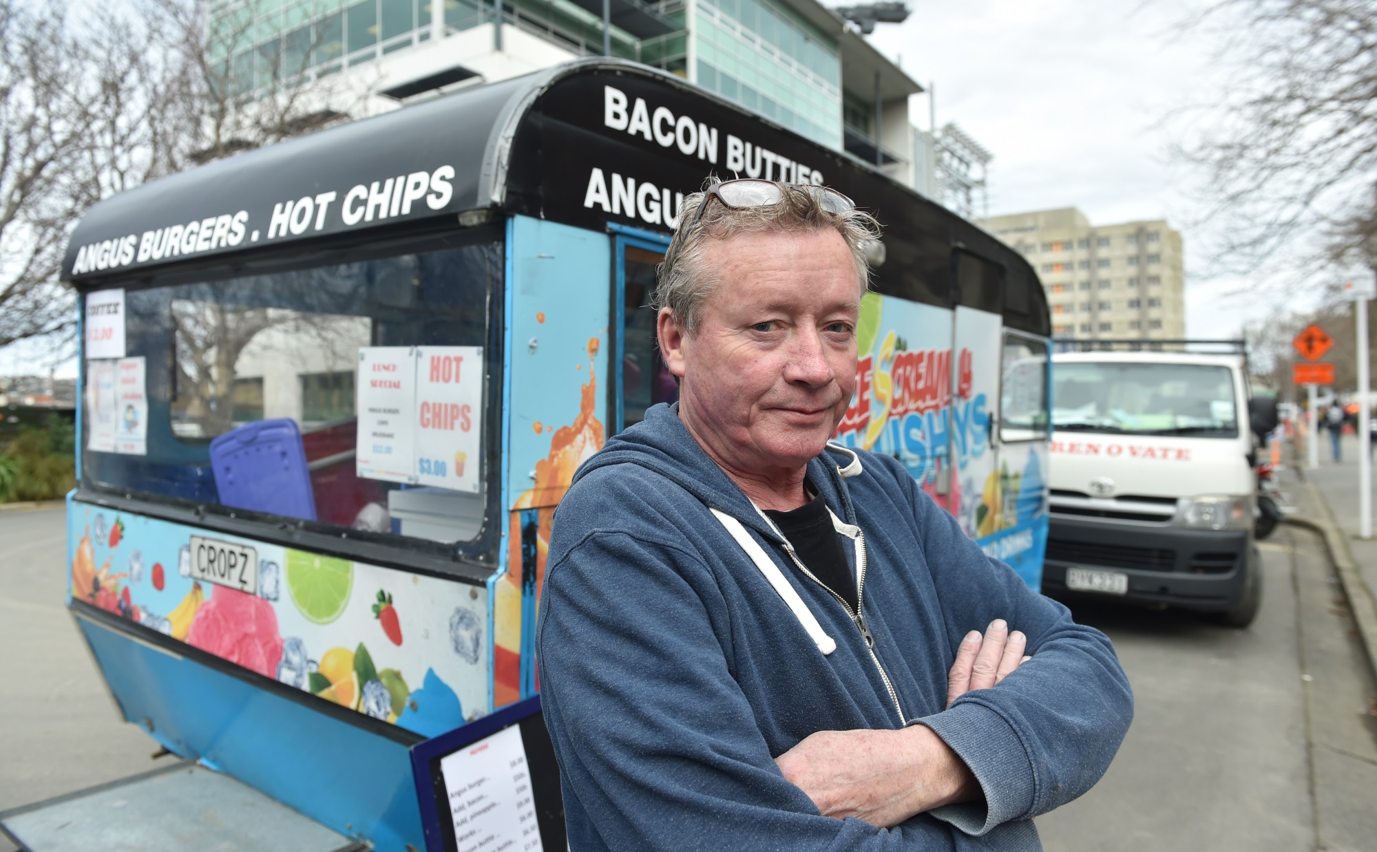 Stephen Cropper says his food truck outside the University of Otago’s School of Dentistry was...