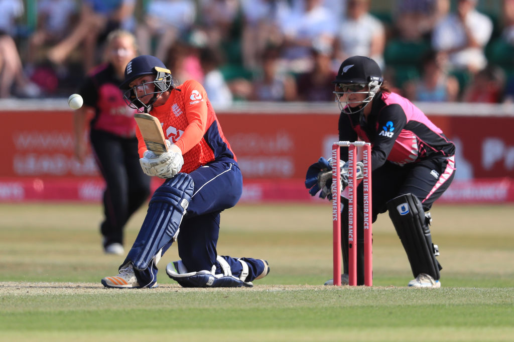 Danielle Wyatt led the way for England against New Zealand in the series final. Photo: Getty