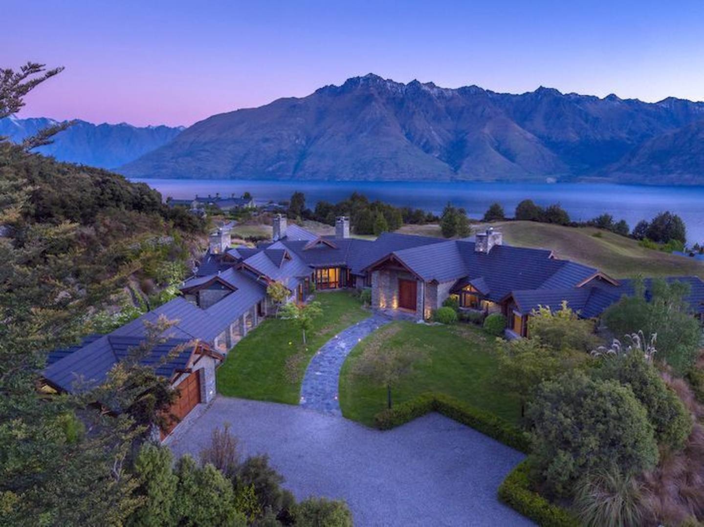 A property option close to Queenstown listed at $12,495,000. Photo / Luxury Real Estate