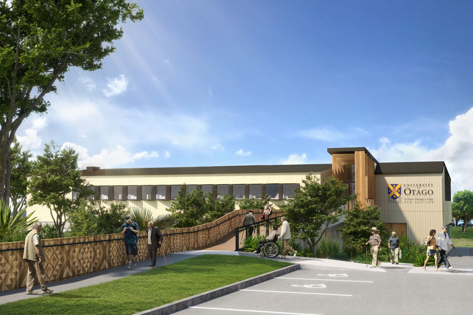 The University of Otago's $28.2 million two-storey facility in South Auckland will have 32...