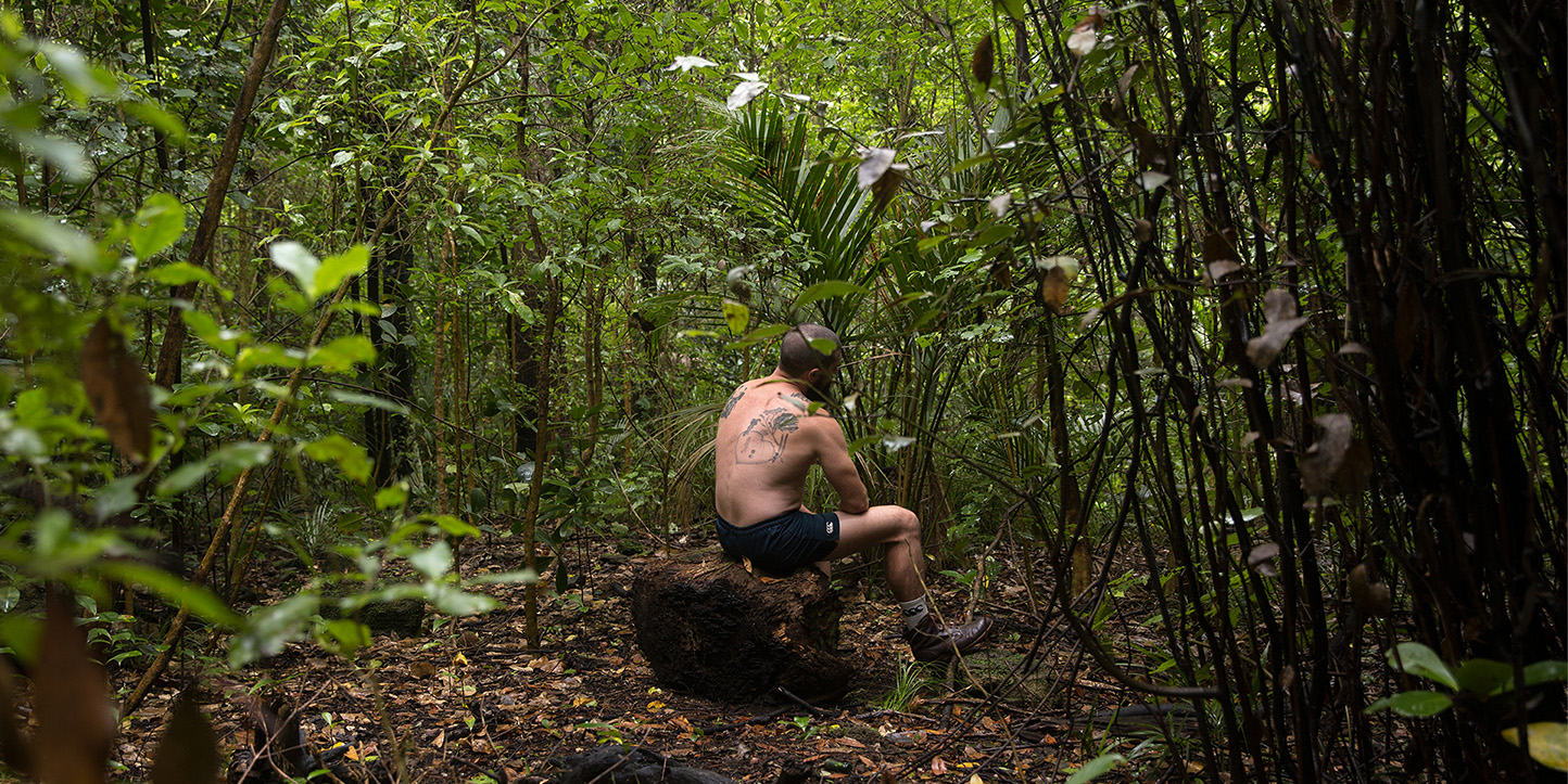 Dunedin artist Dudley Benson, whose new album Zealandia takes on the big questions. Photo: Guy...