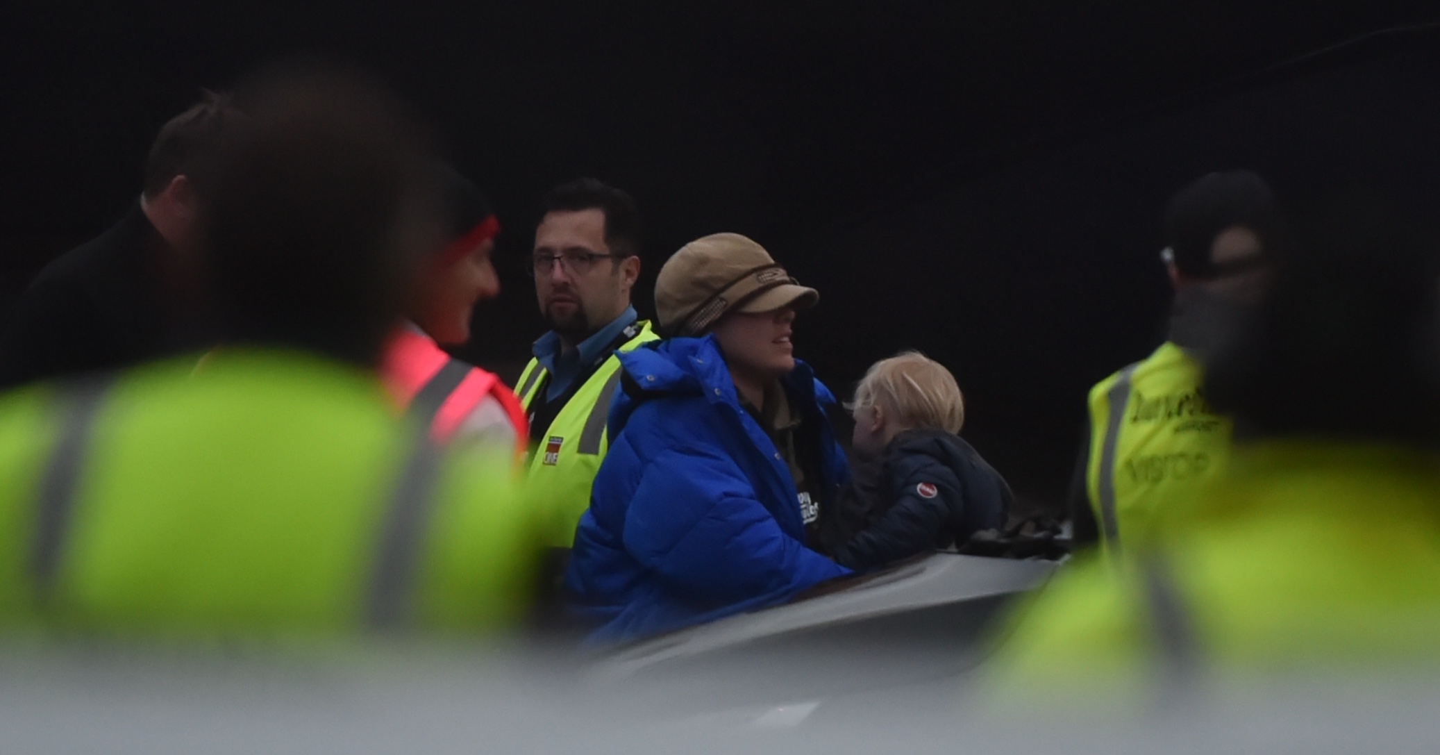 Pink arrived in Dunedin this evening, ahead of her concert in the city tomorrow night. Photo:...