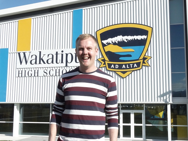 Matty McLean is over the moon that his old school's hosting a Pride Week