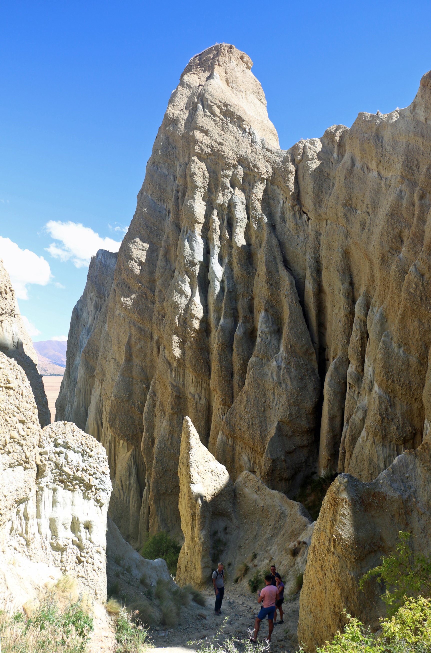 An entry column at Clay Cliffs. Photos: John Shaw