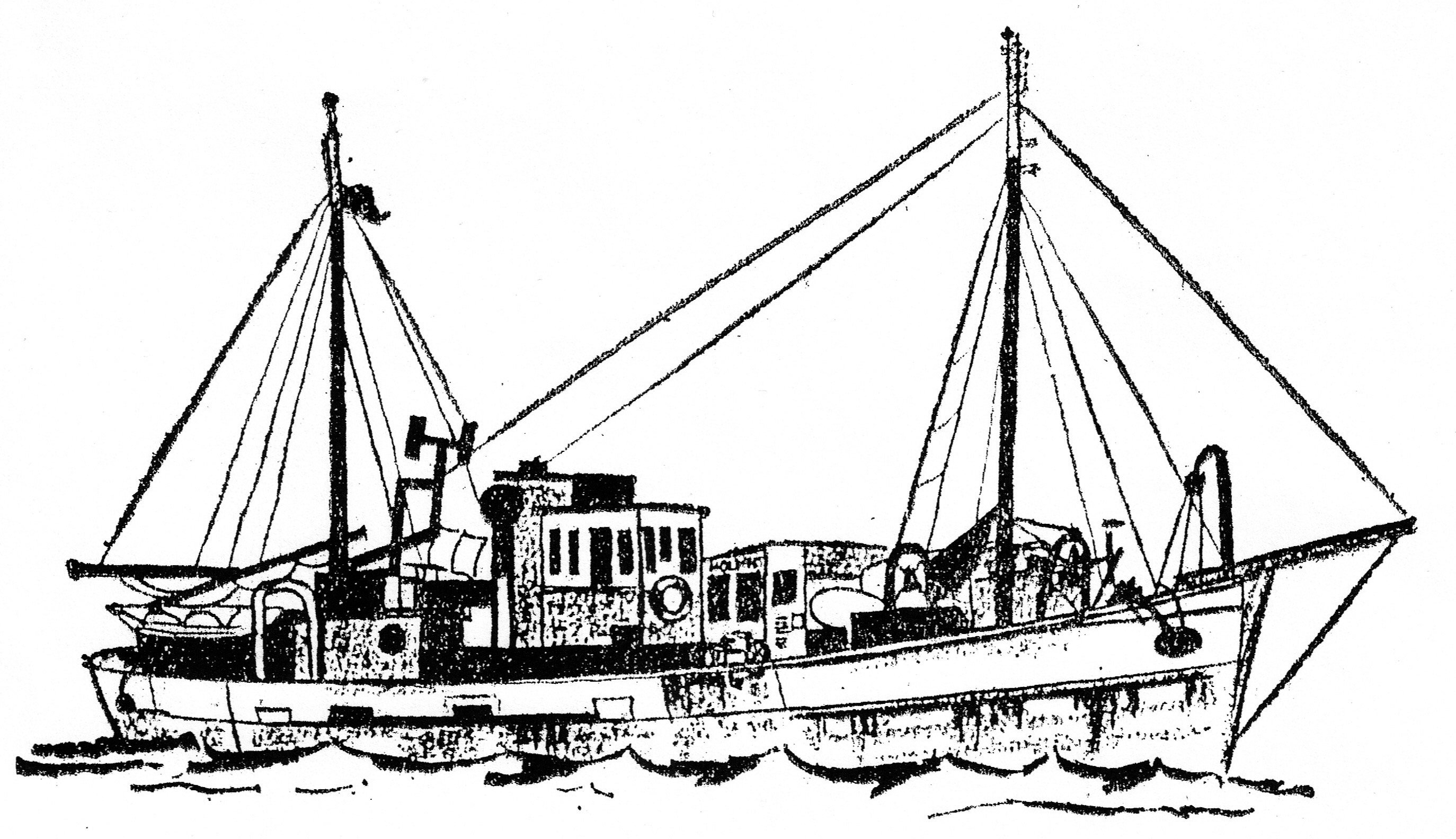 A sketch of the Heather George. 