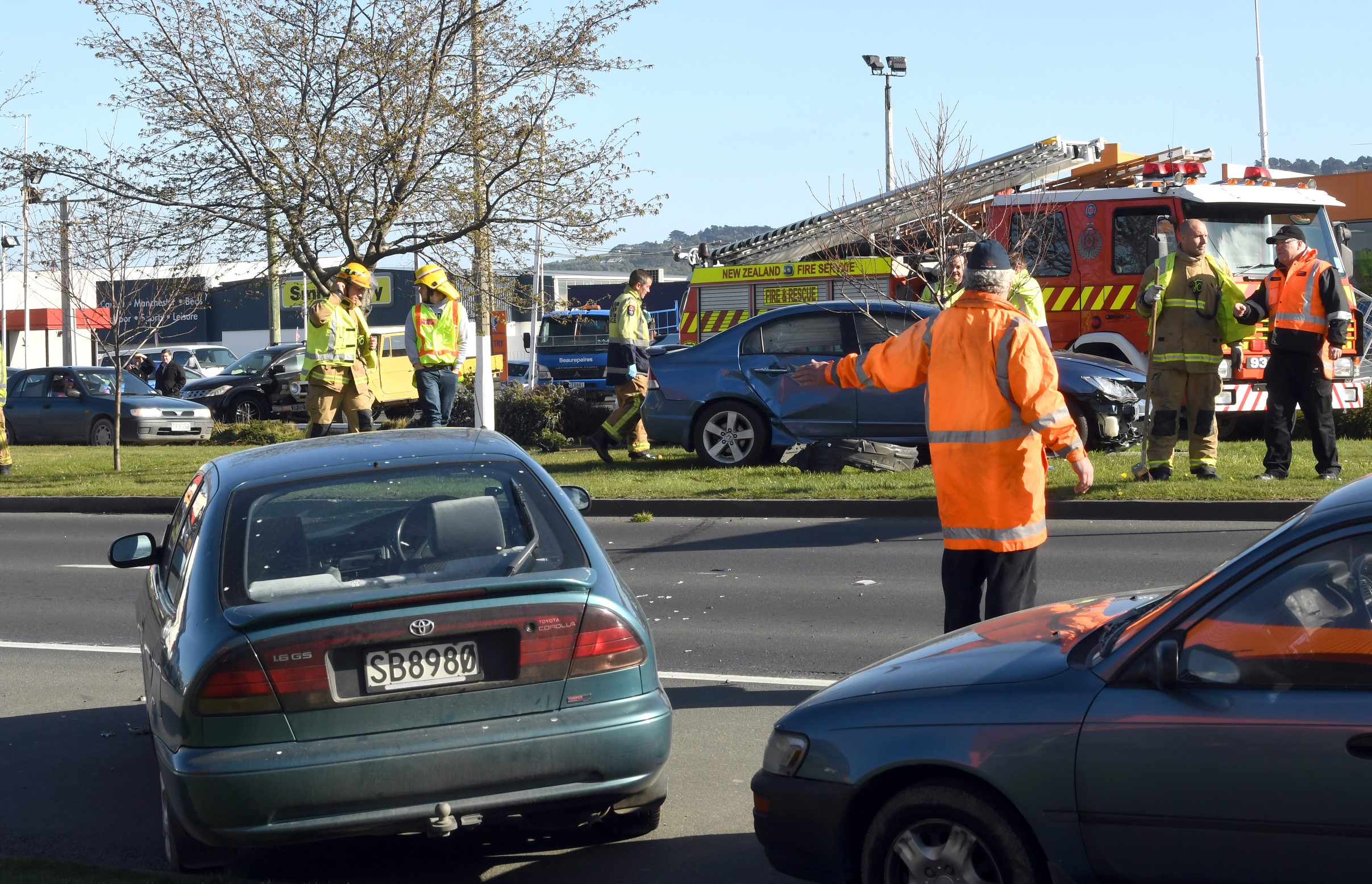 elderly woman reverses over man at mitre 10 mega otago daily times