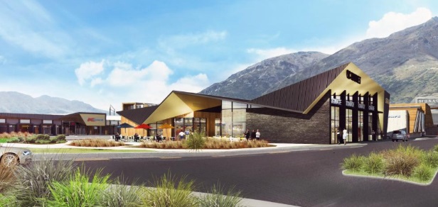 An artist's impression of the first stage of Queenstown Central's $100 million shopping centre...