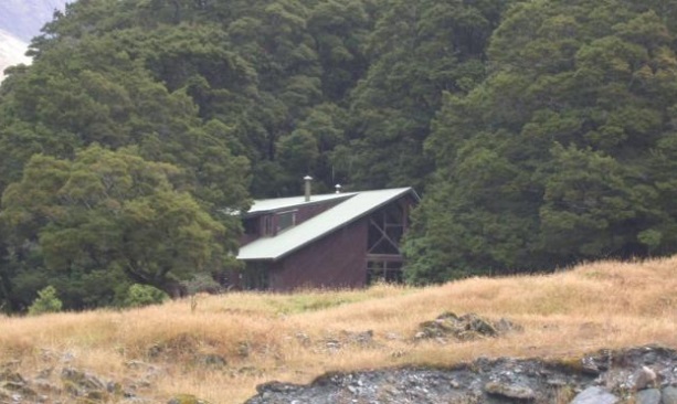 The Otago Boys' High School lodge in the Matukituki Valley. Photo: ODT files