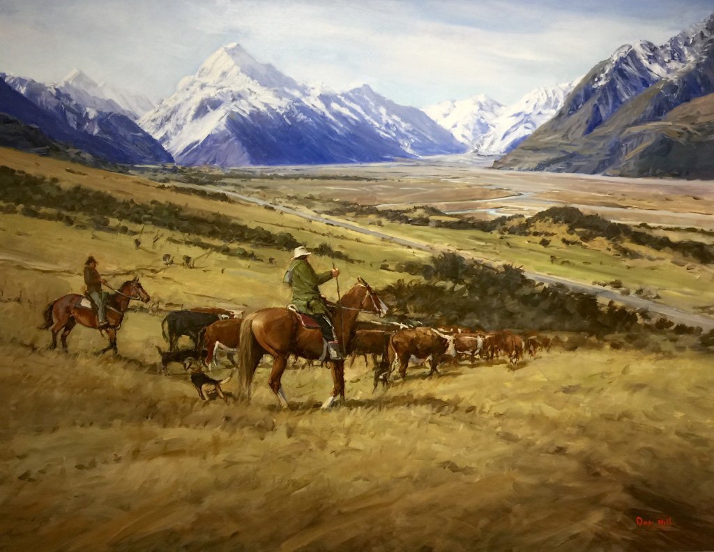 Glentanner Station, by Don Hill