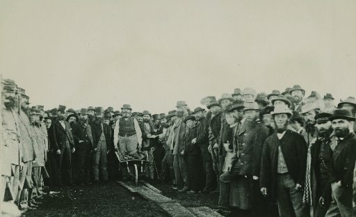 Wheelbarrow in hand, another first sod is turned, this time for the Riverton to Invercargill...