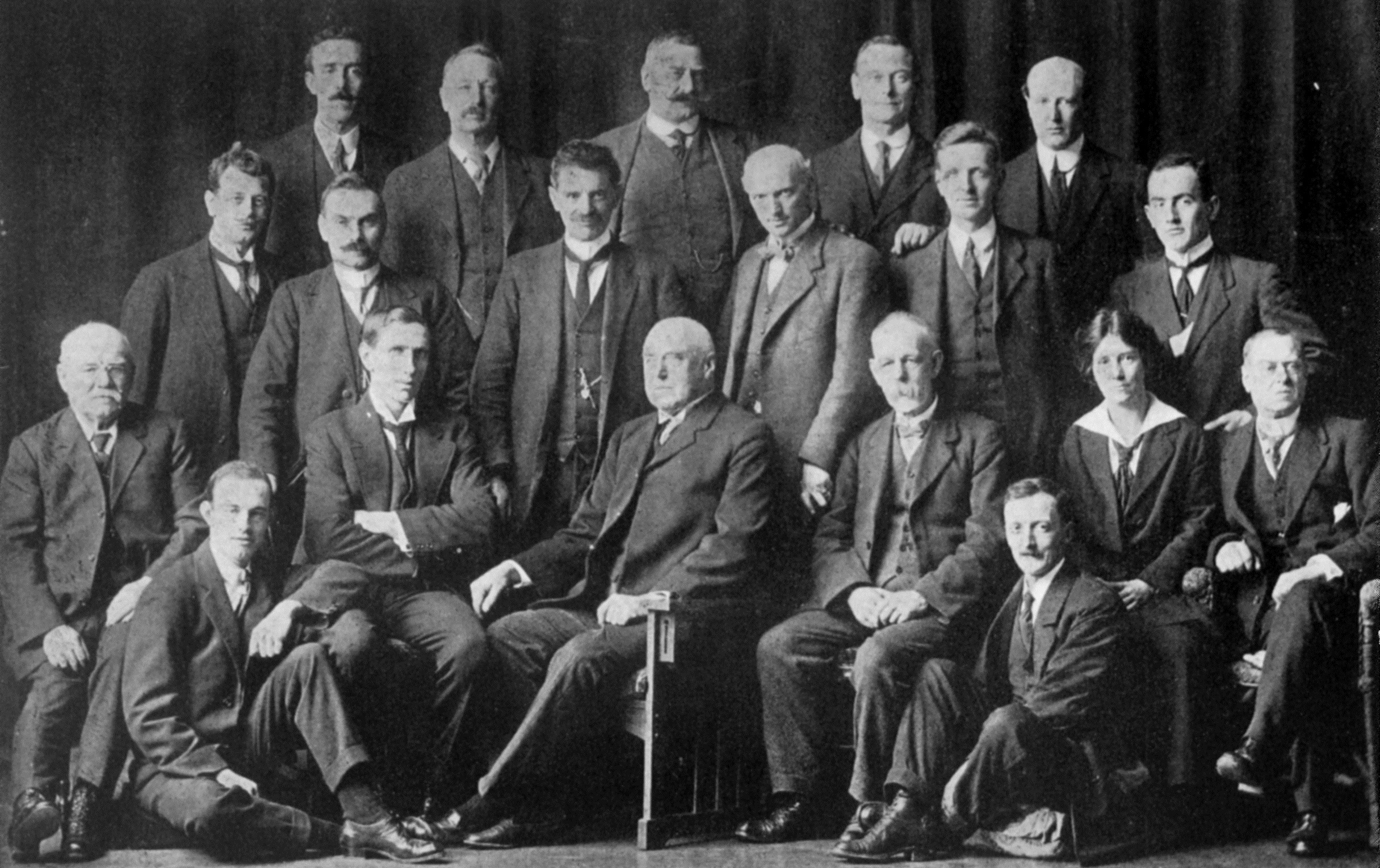 The newly-formed Photographers’ Association of Otago and Southland. Back row (from left): J....